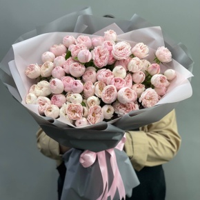 Букет из 25 кустовых роз Мэнсфилд Парк (60 см) в Раменском