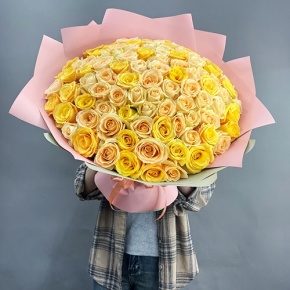 Букет "Май лайф" из 101 розы (50 см) в Раменском