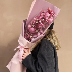 Букет из розовой орхидеи в Раменском