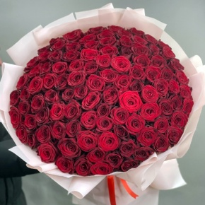 Букет "Париж" из 101 красной розы (60 см) в Раменском