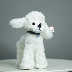 Плюшевый пудель белый (25 см) в Раменском