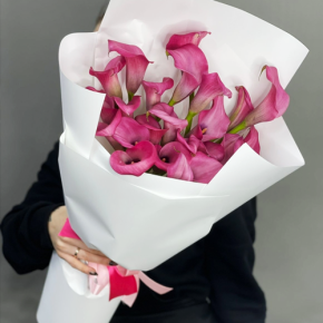 Монобукет из 21 каллы в Раменском