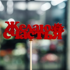 Топпер Желаю Счастья в Раменском