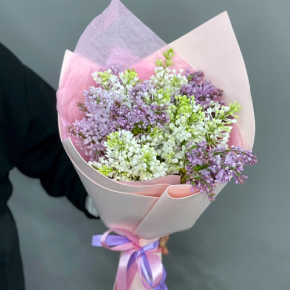 Букет из 11 веток сирени микс в Раменском