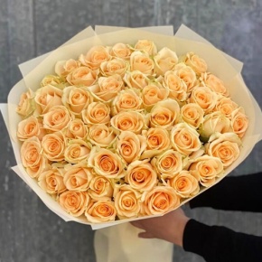 Букет из 51 розы Аваланж (60 см) в Раменском