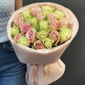 Букет из 21 нежной розы (40 см) в Раменском