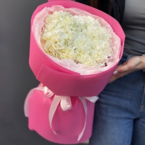 Букет "Гламур" из гортензии и диантусов в Раменском