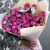 Букет "Малиновый бисквит" из кустовых и пионовидных роз и эвкалипта в Раменском