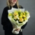 Букет "Мимозка" из нарциссов, диантусов и мимозы в Раменском