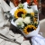 Букет "Солнечный цветочек" из подсолнуха, гиперикума, хризантем и орнитагалума в Раменском