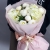 Букет "Белый жемчуг" из гортензий и пионов в Раменском